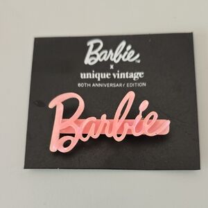 Unique Vintage Barbie Pink Anniversary Edition Pin